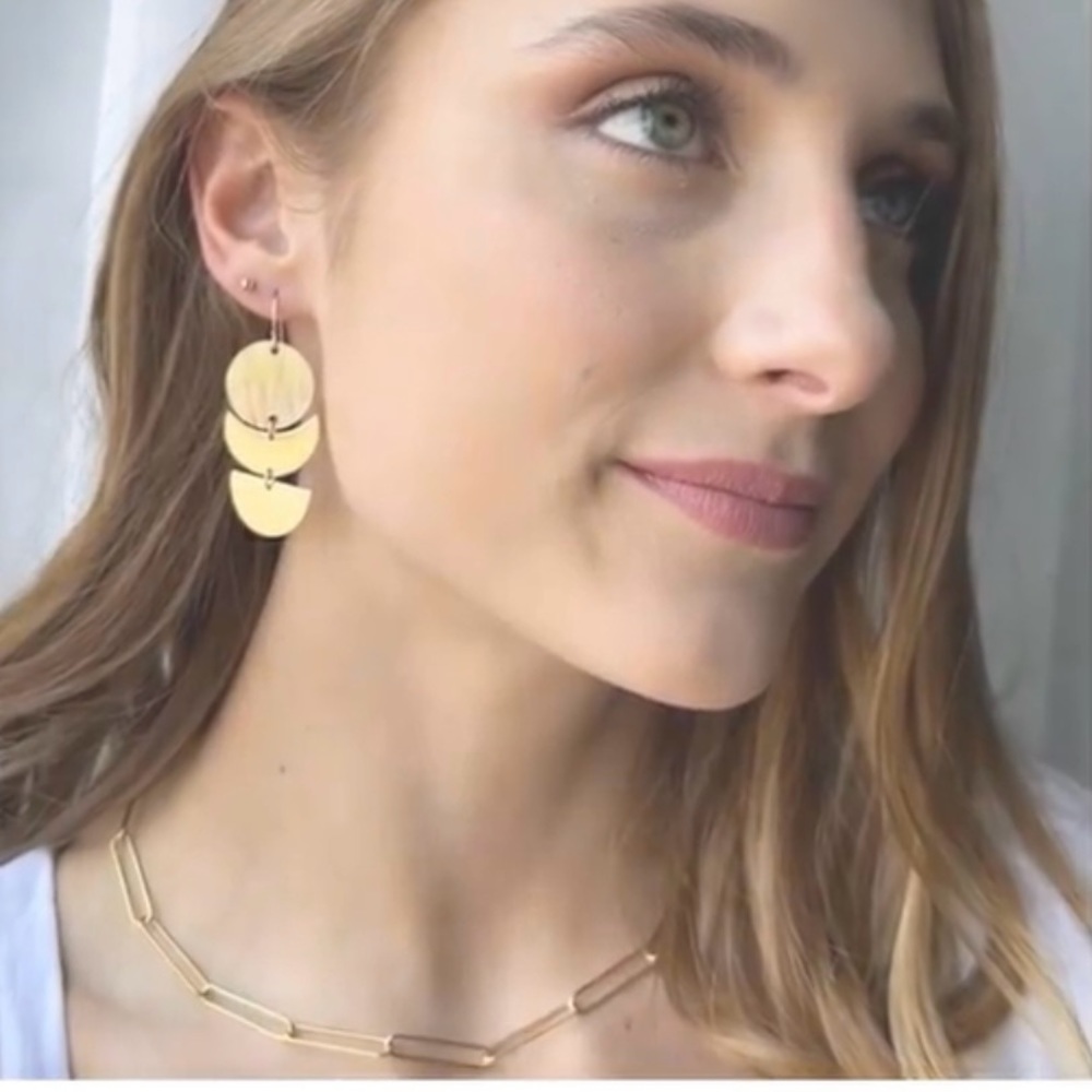 Moon goddess earrings